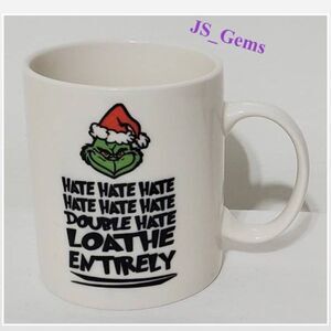 Christmas Grinch Coffee Mug Cup Dr. Seuss White